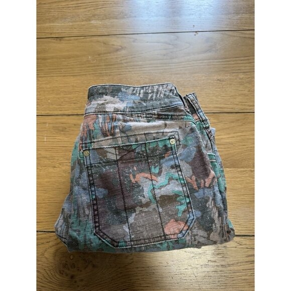 Pilcro Anthropologie Women Pants Colorful Size 27 The Wanderer Cotton Blend - Picture 13 of 14